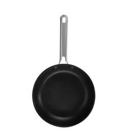 AMBITION ACERO Patelnia 24 cm + pokrywka szklana Tadar / powłoka Qualum / stal nierdzewna / indukcja