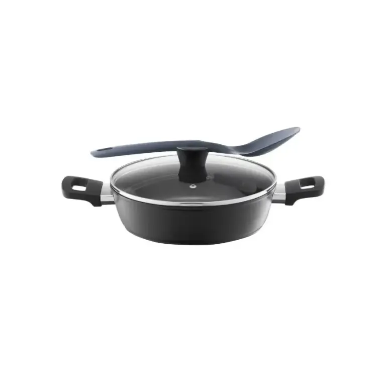 AMBITION ALTO Patelnia głęboka 32 cm + pokrywka / z powłoką Qualum Basic / indukcja
