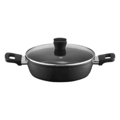 AMBITION ALTO Patelnia głęboka 32 cm + pokrywka / z powłoką Qualum Basic / indukcja