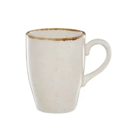 AMBITION CRAFT Serwis obiadowy 48 el dla 12 osób / beżowa porcelana