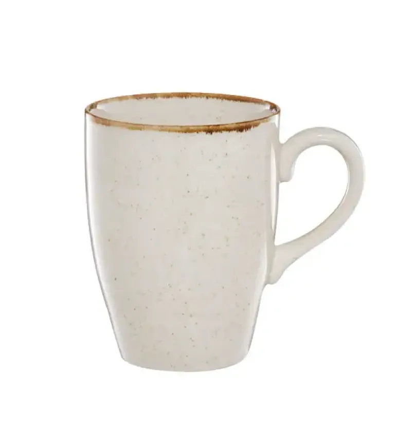 AMBITION CRAFT Serwis obiadowy 48 el dla 12 osób / beżowa porcelana