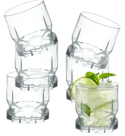 AMBITION DIAMOND Komplet 24 szklanek 325 ml / wysokie + niskie / szkło