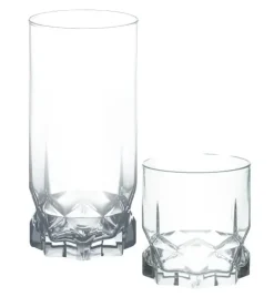 AMBITION DIAMOND Komplet 24 szklanek 325 ml / wysokie + niskie / szkło