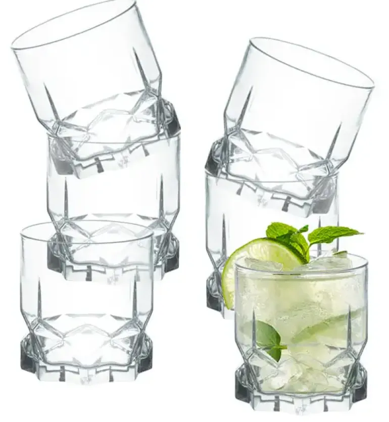 AMBITION DIAMOND Komplet 12 szklanek 325 ml / wysokie + niskie / szkło
