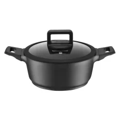 AMBITION ENZO Garnek z pokrywką 18 cm / powłoka nieprzywierająca ILAG ULTIMATE / aluminium