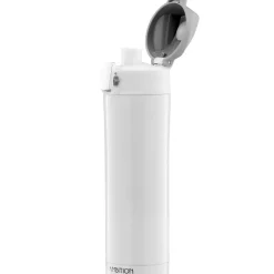 AMBITION GLOSSY Kubek termiczny 420 ml biały / stal nierdzewna
