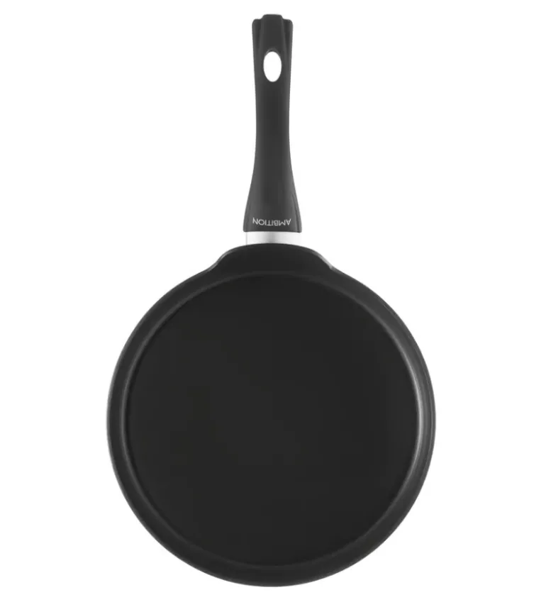 AMBITION GRAND Patelnia do naleśników 26 cm / czarna / indukcja / powłoka Ilag Xeradur