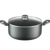 AMBITION GRAPHITE Garnek z pokrywką 28 cm 7,2 l / Powłoka ILAG BASIC