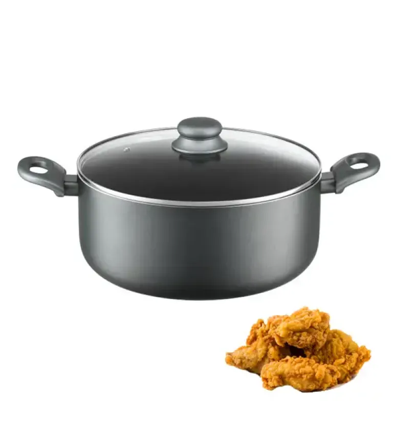 AMBITION GRAPHITE Garnek z pokrywką 28 cm 7,2 l / Powłoka ILAG BASIC