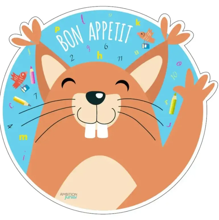 AMBITION JUNIOR ZOSIA Mata stołowa okrągła 33,5 cm