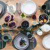 AMBITION | LIGNE SALATERKA 12 CM ZIELONY / porcelana