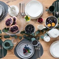 AMBITION | LIGNE SALATERKA 12 CM ZIELONY / porcelana