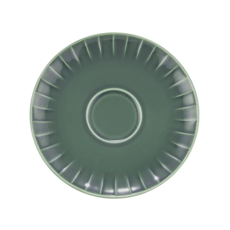 AMBITION | LIGNE SPODEK 12,5 CM ZIELONY / porcelana