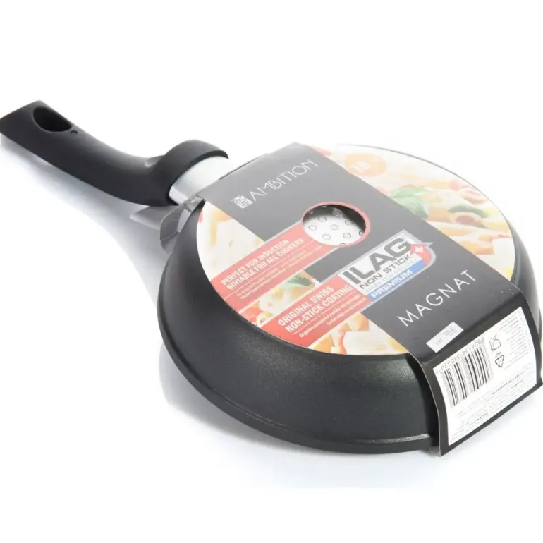 AMBITION MAGNAT Patelnia aluminiowa 18 cm z powłoką ILAG Non-Stick Premium / INDUKCJA