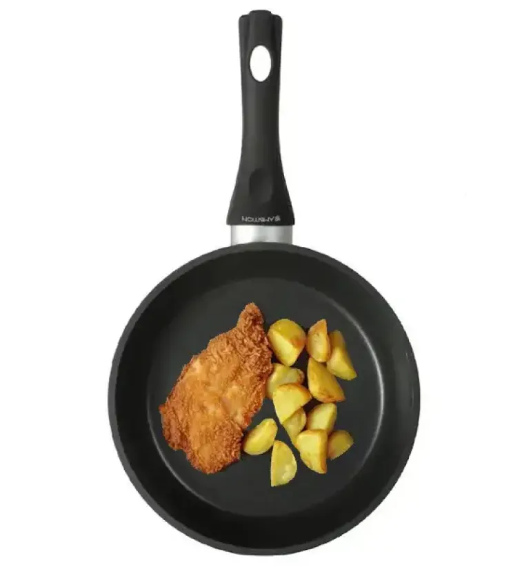 AMBITION MAGNAT Patelnia z pokrywką / Ø 28 cm / aluminium, szkło