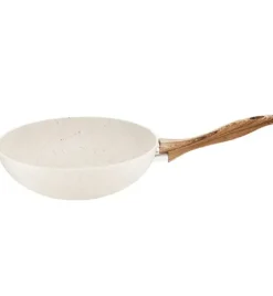 AMBITION NATURE Komplet Garnki z pokrywkami 6 el + Patelnie Nature 20, 24, 28 cm + patelnia naleśnikowa 28 cm + wok 26 cm