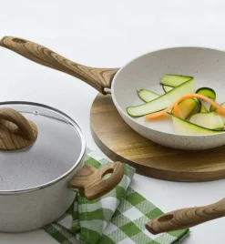 AMBITION NATURE Patelnia WOK 26 cm z powłoką nieprzywierającą / indukcja