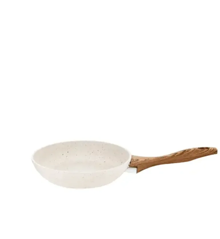 AMBITION NATURE Patelnia z powłoką nieprzywierającą Ø20 cm + pokrywka uniwersalna 20 cm / indukcja