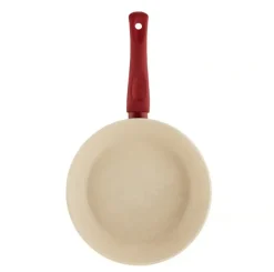 AMBITION ROSSO Patelnia 28 cm + pokrywka szklana Tadar / Powłoka Qualum Basic Stone Edition