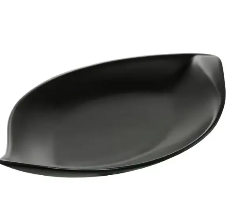 AMBITION SALSA Półmisek łódka 31,5 x 18,5 cm / czarna porcelana