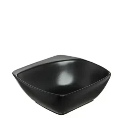 AMBITION SALSA Salaterka kwadratowa 14,5 cm / czarna porcelana
