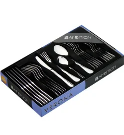 AMBITION VERONA Sztućce Komplet 72 el pudełko / 18 os / połysk