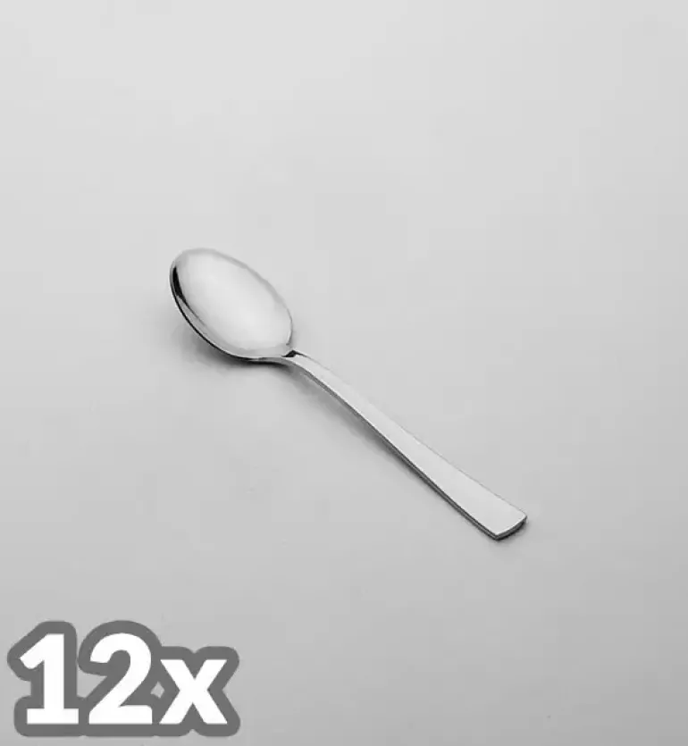 AMEFA ATLANTIC Sztućce UE 12x Łyżeczka do kawy LUZ / połysk