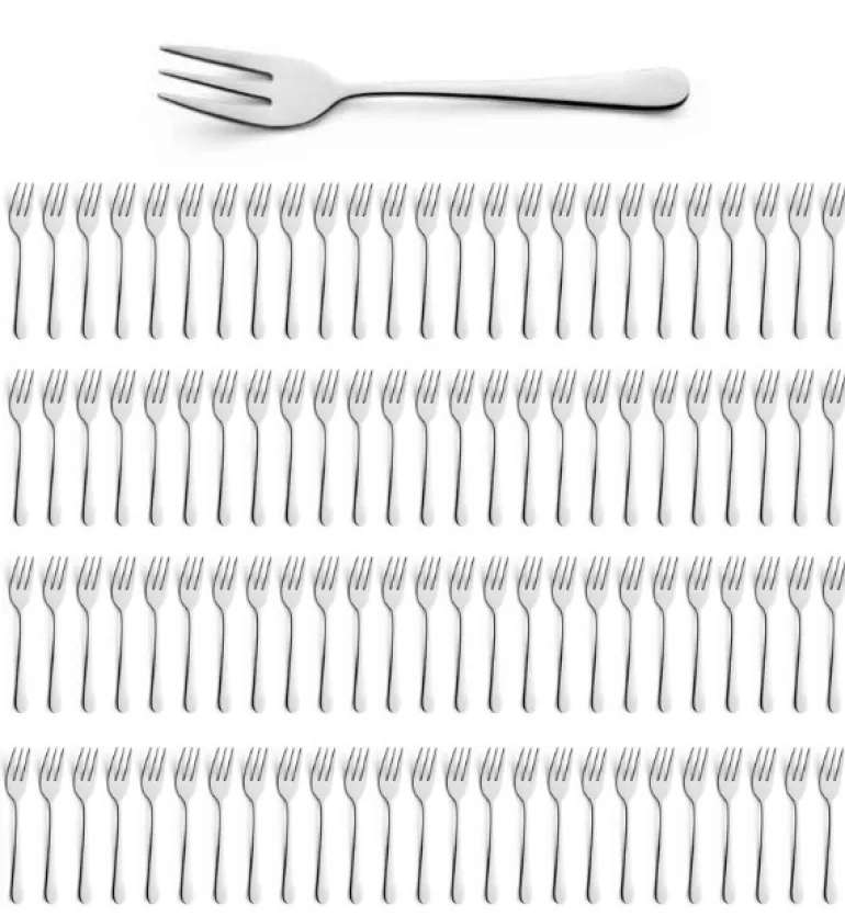 AMEFA AUSTIN Sztućce UE 100x Widelczyk do ciasta 14,3 cm stal 18/0