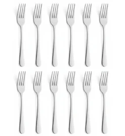 AMEFA AUSTIN Sztućce UE 12x Widelec stołowy 20,6 cm stal 18/0