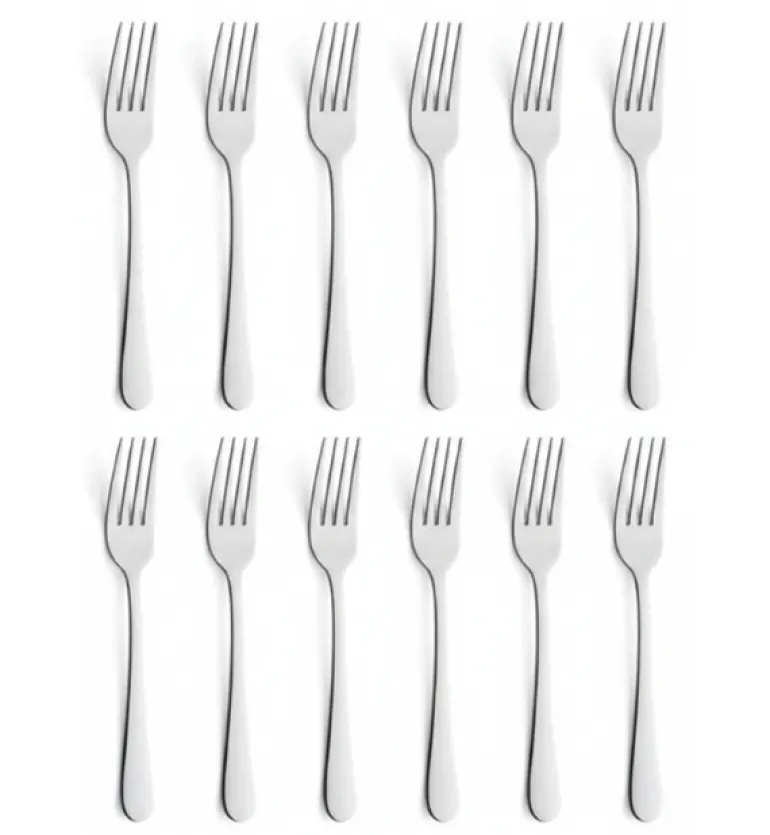 AMEFA AUSTIN Sztućce UE 12x Widelec stołowy 20,6 cm stal 18/0