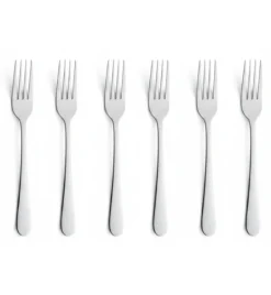 AMEFA AUSTIN Sztućce UE 6x Widelec stołowy 20,6 cm stal 18/0