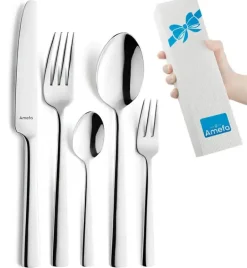 AMEFA BLISS Sztućce UE 30 el w pudełku składanym / 6 os / połysk / stal nierdzewna