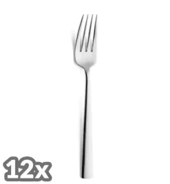 AMEFA BLISS Sztućce UE 12 x Widelec obiadowy 19,9 cm / połysk / stal nierdzewna 18/0