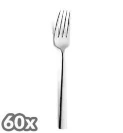 AMEFA BLISS Sztućce UE 60 x Widelec obiadowy 19,9 cm / połysk / stal nierdzewna 18/0