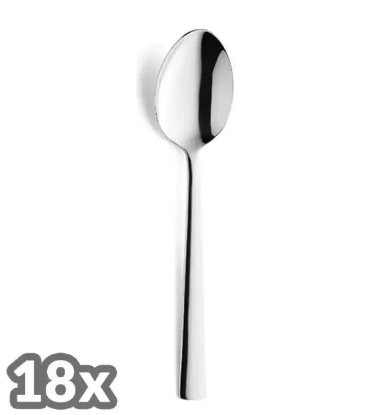 AMEFA BLISS Sztućce UE 18 x Łyżka obiadowa 19,9 cm / połysk / stal nierdzewna 18/0