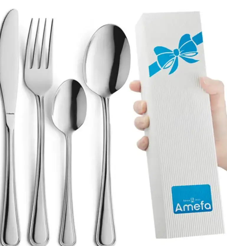 AMEFA BOLOGNA Sztućce UE Komplet 48 el pudełko składane / 12 os / połysk