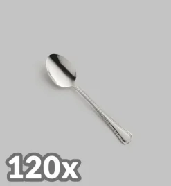 AMEFA BOLOGNA Sztućce UE 120x Łyżeczka do kawy LUZ / połysk