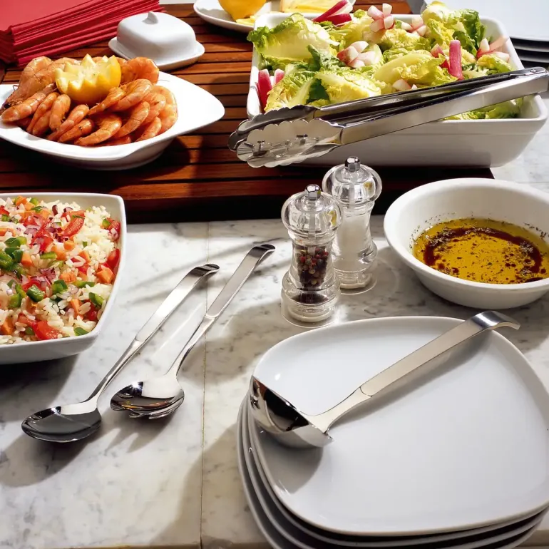 AMEFA BUFFET Sztućce UE 1x Widelec serwingowy do mięsa stal 18/10