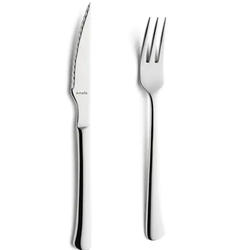 AMEFA CHULETERO Sztućce UE Nóż do steków 22,6 cm / połysk / stal nierdzewna 18/0
