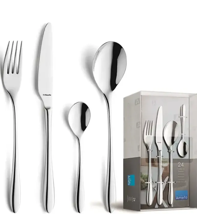 AMEFA CUBA Sztućce 24 el / 6 os w pudełku TB / stal nierdzewna 18/10