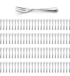 AMEFA DUKE Sztućce UE 100x Widelczyk do ciasta 14,8 cm luzem stal 18/10 RETRO STYL