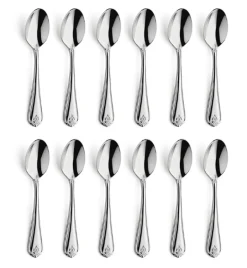 AMEFA DUKE Sztućce UE 12x Łyżeczka do herbaty 13,7 cm luzem stal 18/10 RETRO STYL