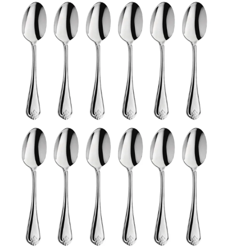 AMEFA DUKE Sztućce UE 12x Łyżka obiadowa 19,7 cm luzem stal 18/10 RETRO STYL