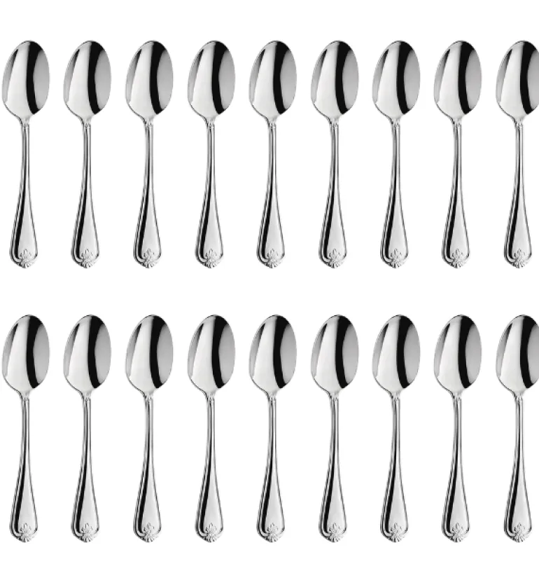 AMEFA DUKE Sztućce UE 18x Łyżka obiadowa 19,7 cm luzem stal 18/10 RETRO STYL