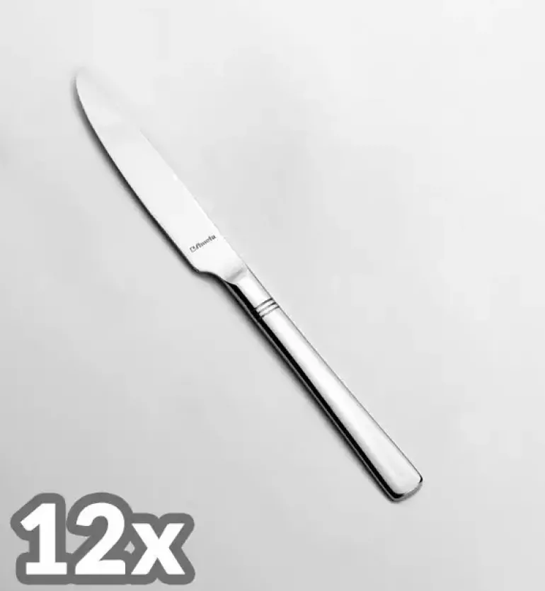 AMEFA PALMON Sztućce UE 12x Nóż obiadowy LUZ stal 18/10
