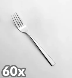 AMEFA PALMON Sztućce UE 60x Widelec obiadowy LUZ stal 18/10