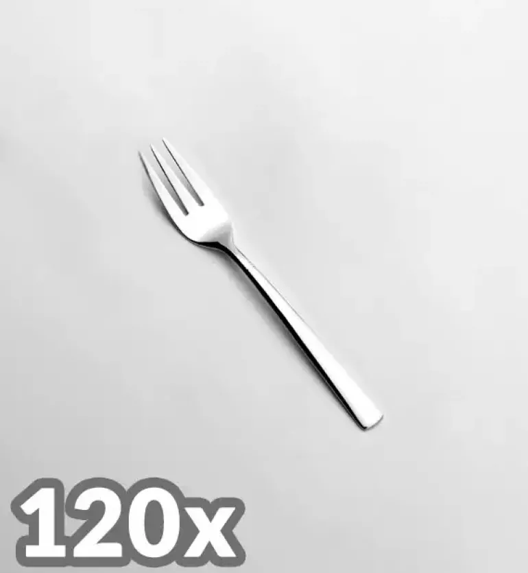 AMEFA PALMON Sztućce UE 120x Widelczyk do ciasta LUZ stal 18/10