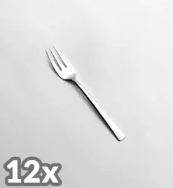 AMEFA PALMON Sztućce UE 12x Widelczyk do ciasta LUZ stal 18/10