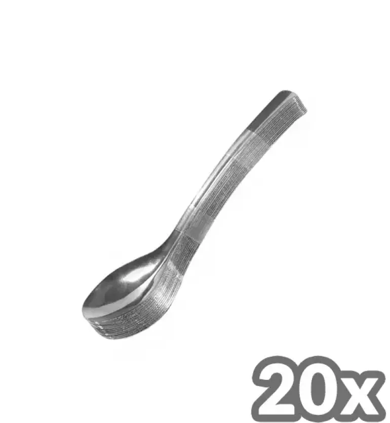 AMEFA SLIM Sztućce 240x Łyżeczka do herbaty LUZ stal 18/0