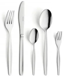 AMEFA Sztućce UE / SCANDINAVE Komplet sztućce 60 el dla 12 os luzem | stal 18/0 sztućce dla gastronomii